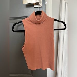 Ribbed Zara Mock Neck Tank
